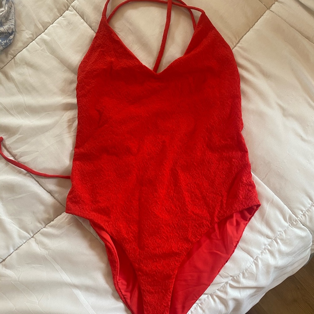 Mara Hoffman never worn red one piece size m